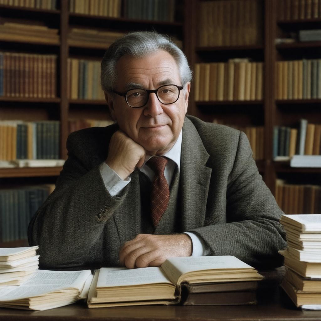 AI-created image of Antony Beevor