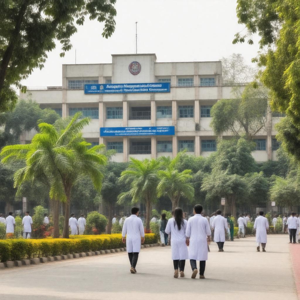 AI-created image of Anugrah Narayan Magadh Medical College