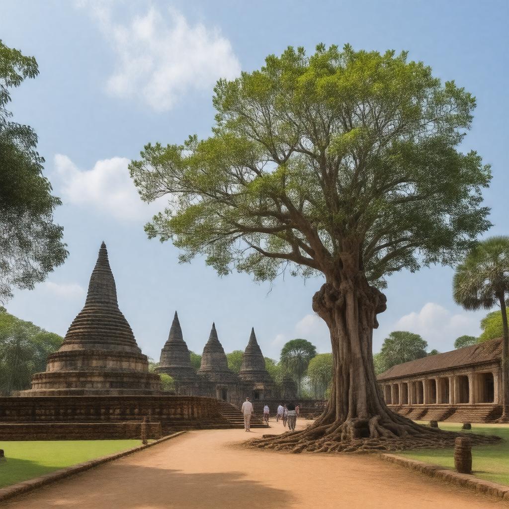 AI-created image of Anuradhapura, Sri Lanka