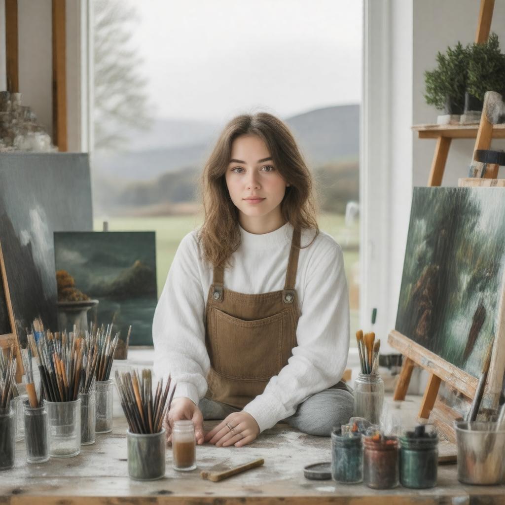 AI-created image of Aoileann Garavaglia