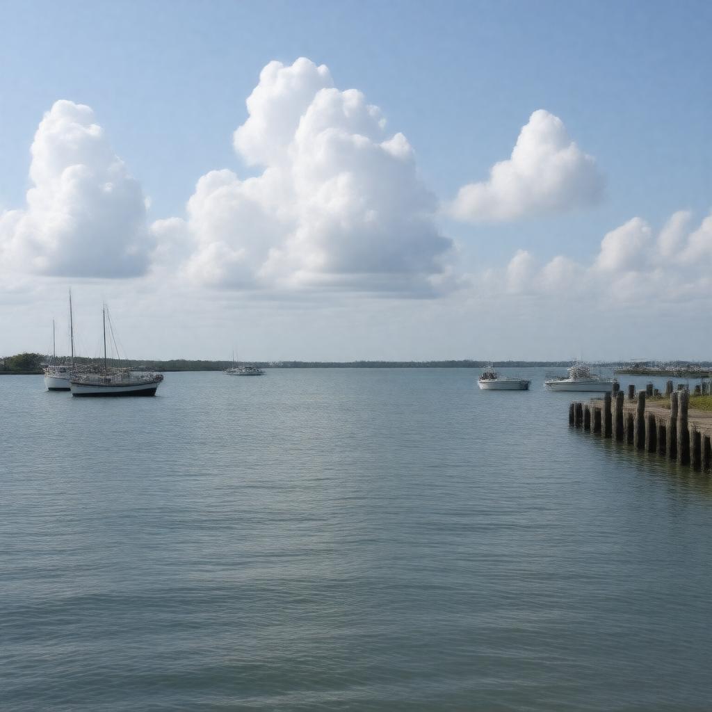 AI-created image of Apalachicola Bay