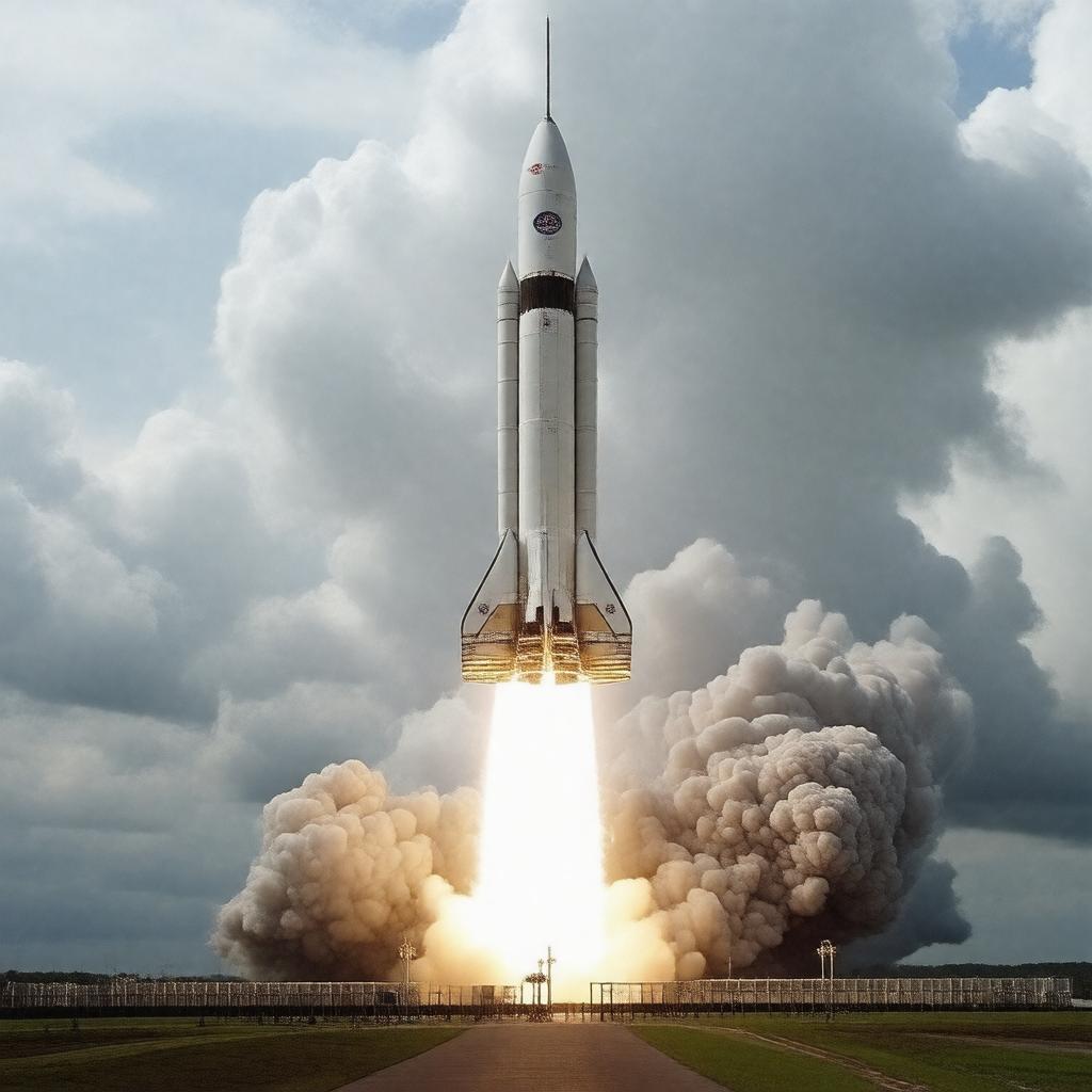 AI-created image of Apollo 11