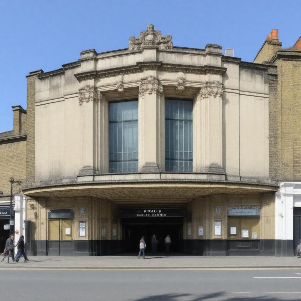 AI-created image of Apollo Victoria Theatre
