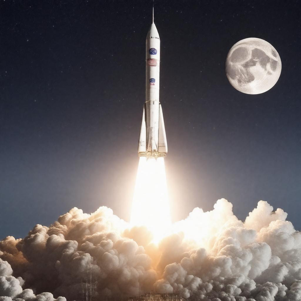 AI-created image of Apollo program