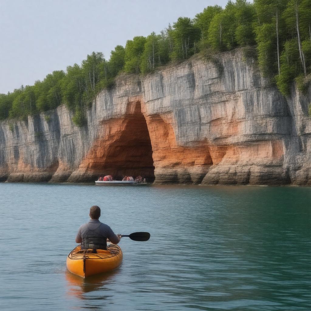 AI-created image of Apostle Islands National Lakeshore