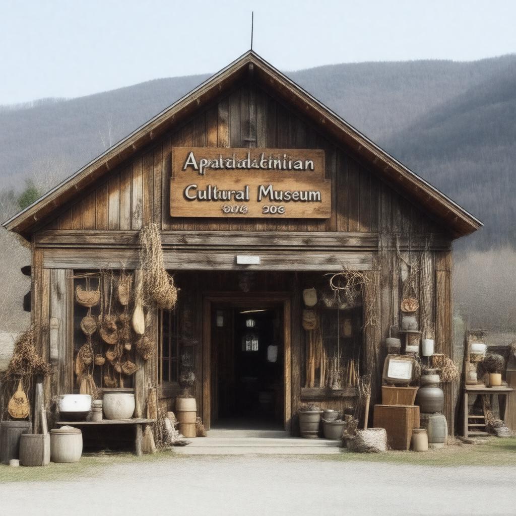 AI-created image of Appalachian Cultural Museum