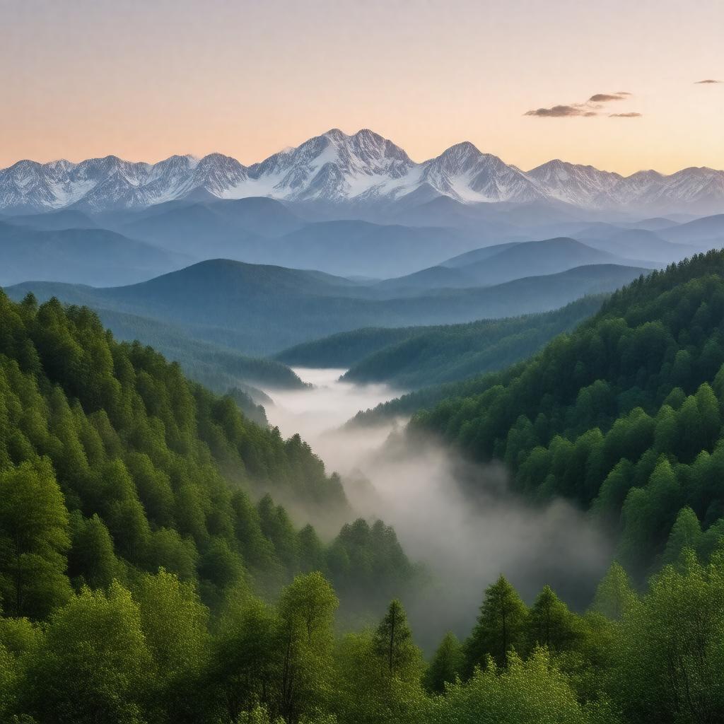 AI-created image of Appalachian Mountains