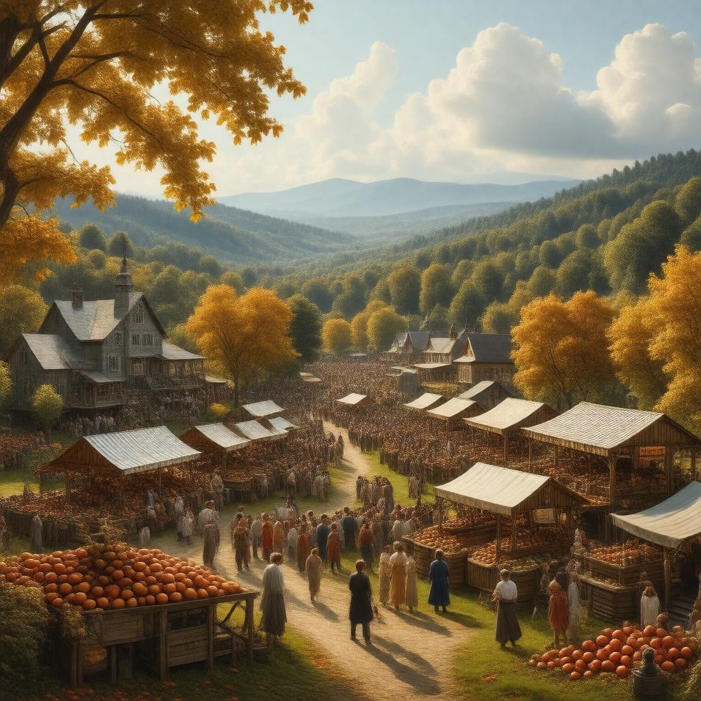 Click to view larger image AI-created image of Apple Harvest Festival