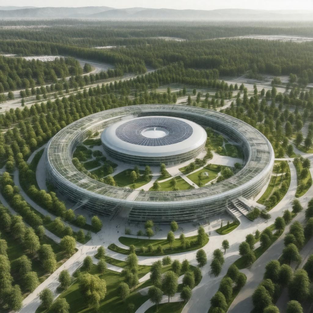 AI-created image of Apple Park