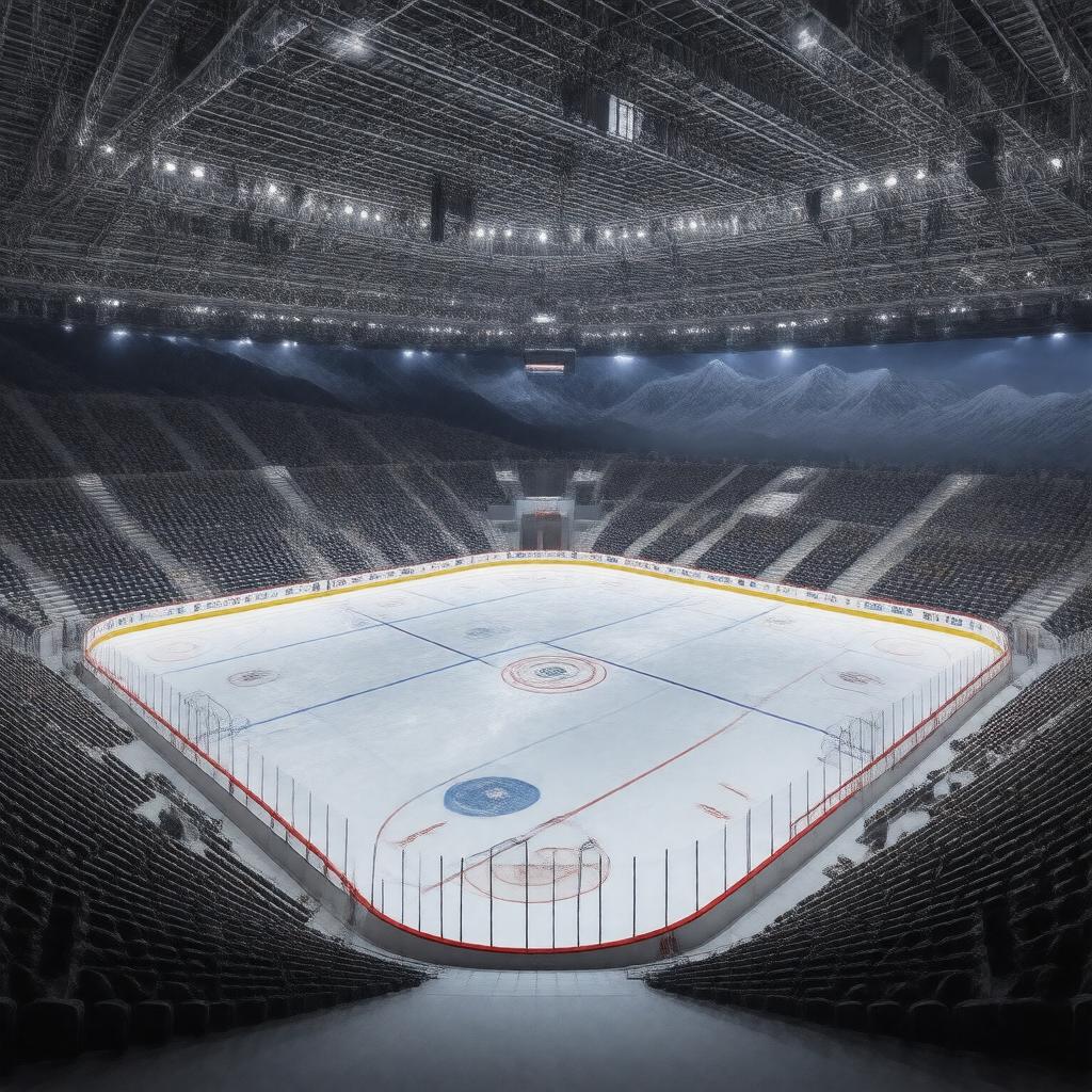 Click to view larger image AI-created image of Aqua Wing Arena