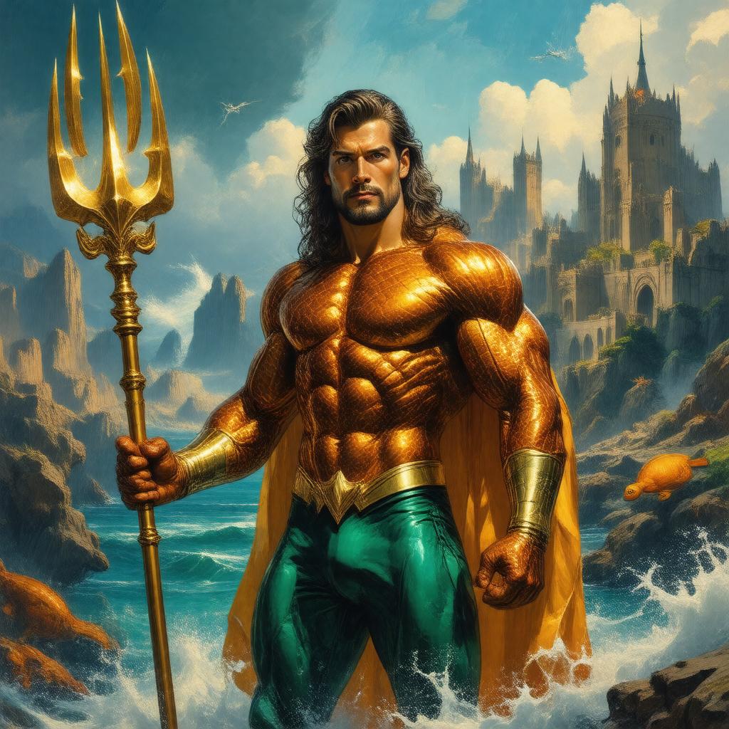 AI-created image of Aquaman