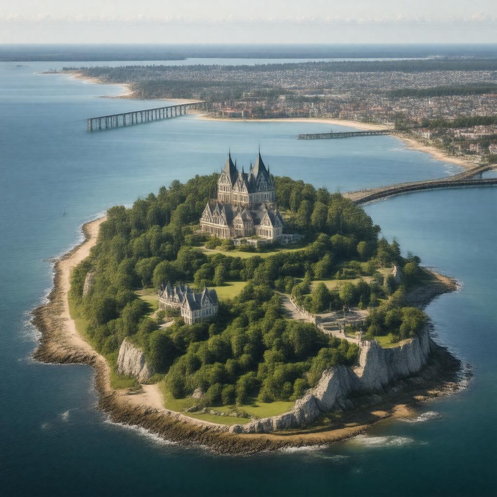 AI-created image of Aquidneck Island