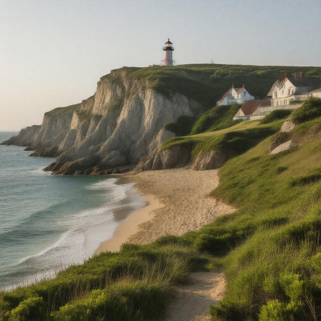 AI-created image of Aquinnah, Martha's Vineyard