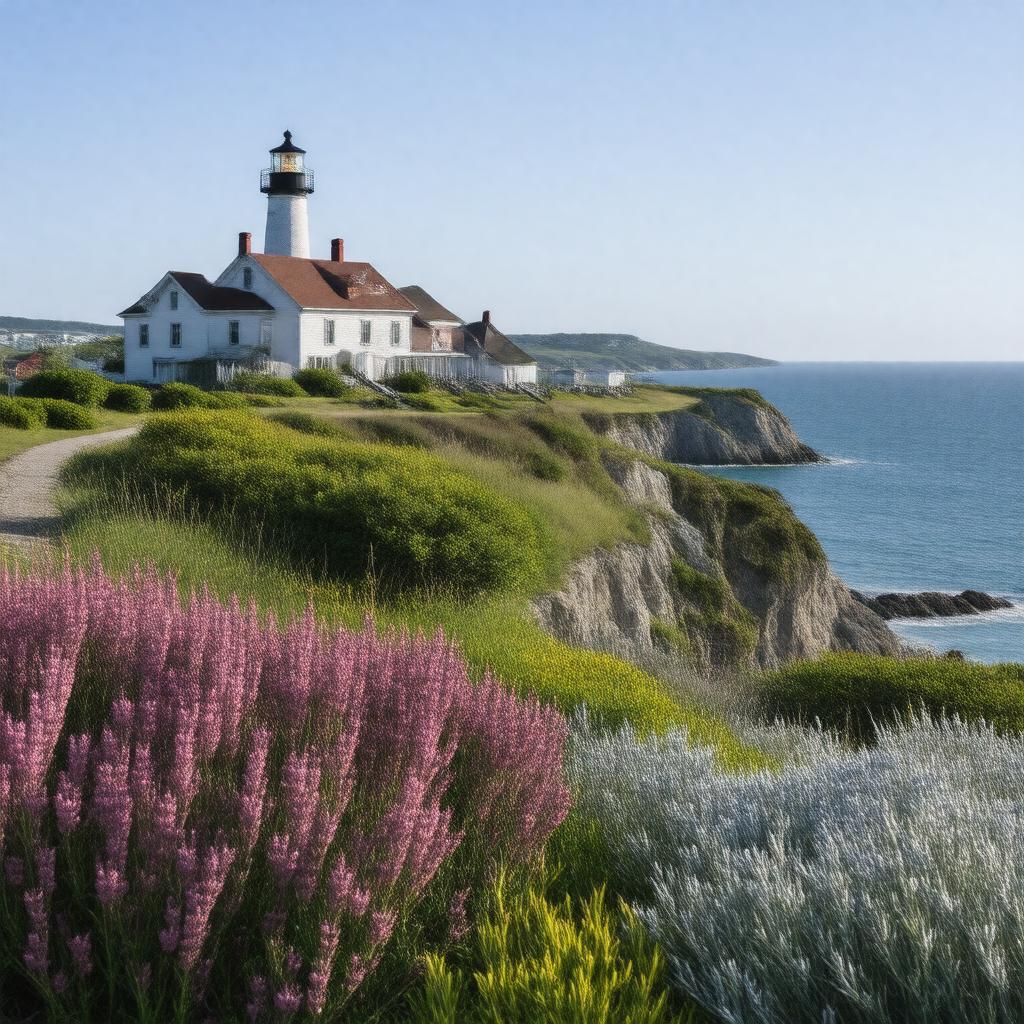 Click to view larger image AI-created image of Aquinnah, Massachusetts