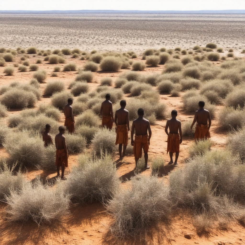 AI-created image of Arabana people