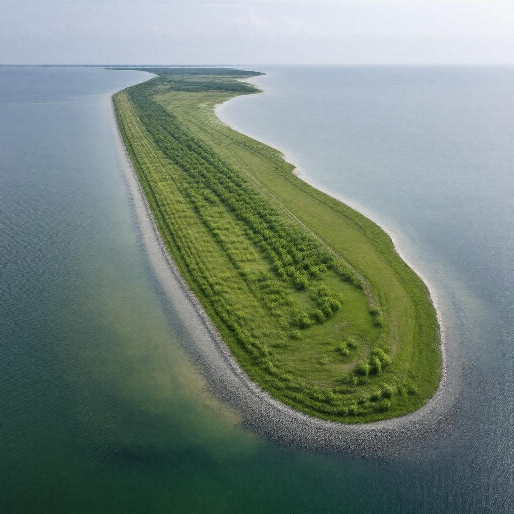 AI-created image of Arabatskaya Strelka