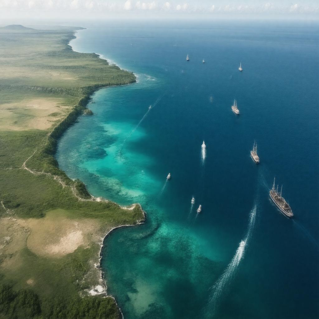 Click to view larger image AI-created image of Arafura Sea