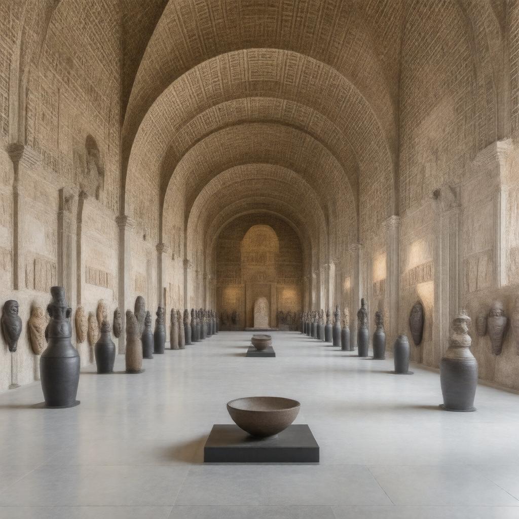 Click to view larger image AI-created image of Archaeological Museum in Zagreb
