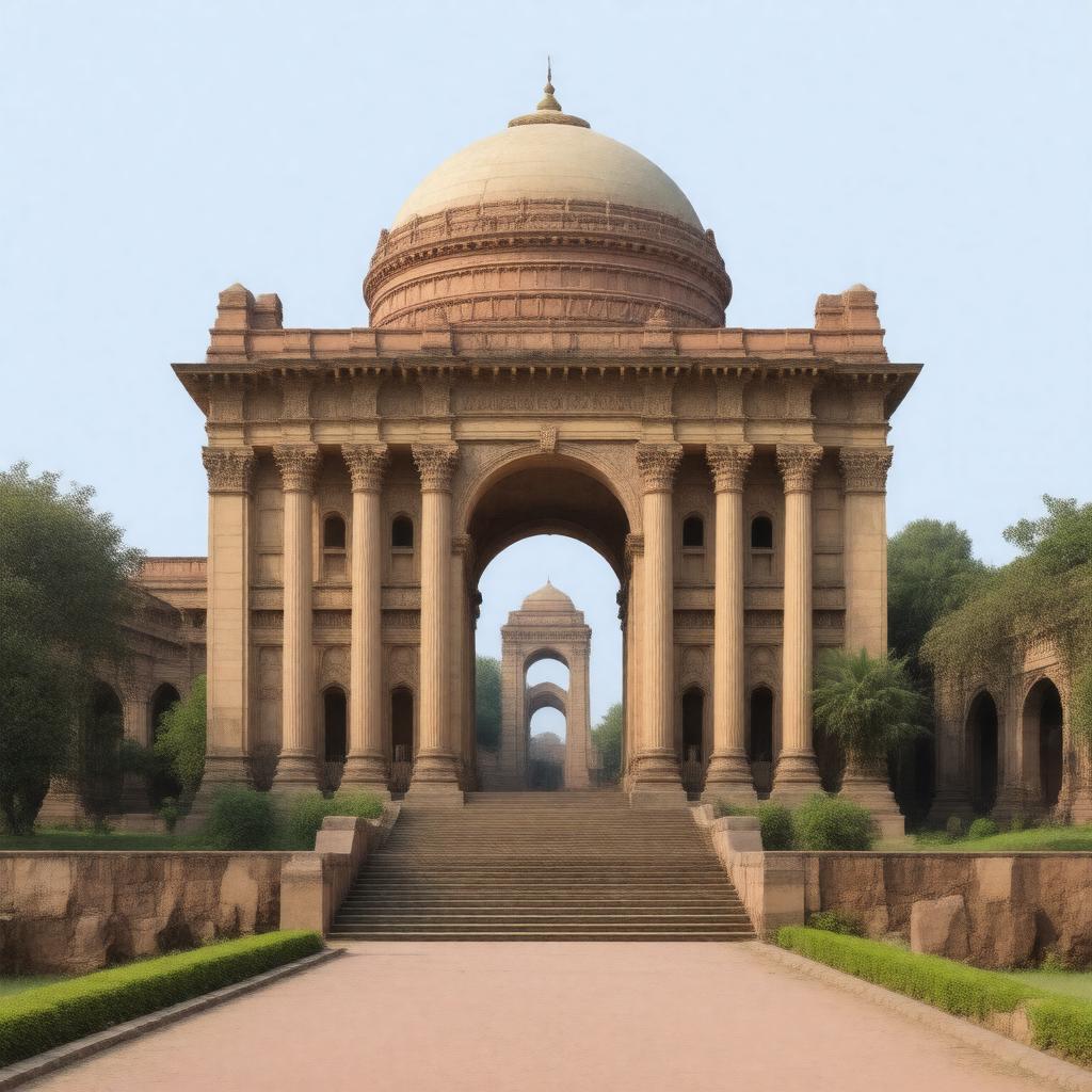 Click to view larger image AI-created image of Archaeological Survey of India