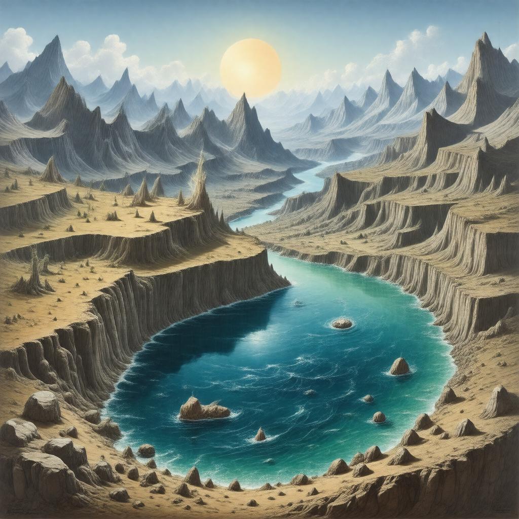 AI-created image of Archean Eon