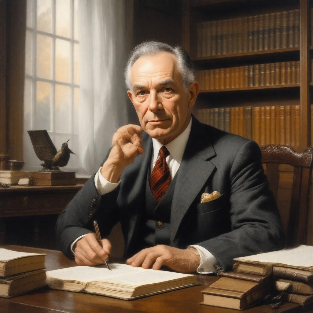 AI-created image of Archibald MacLeish