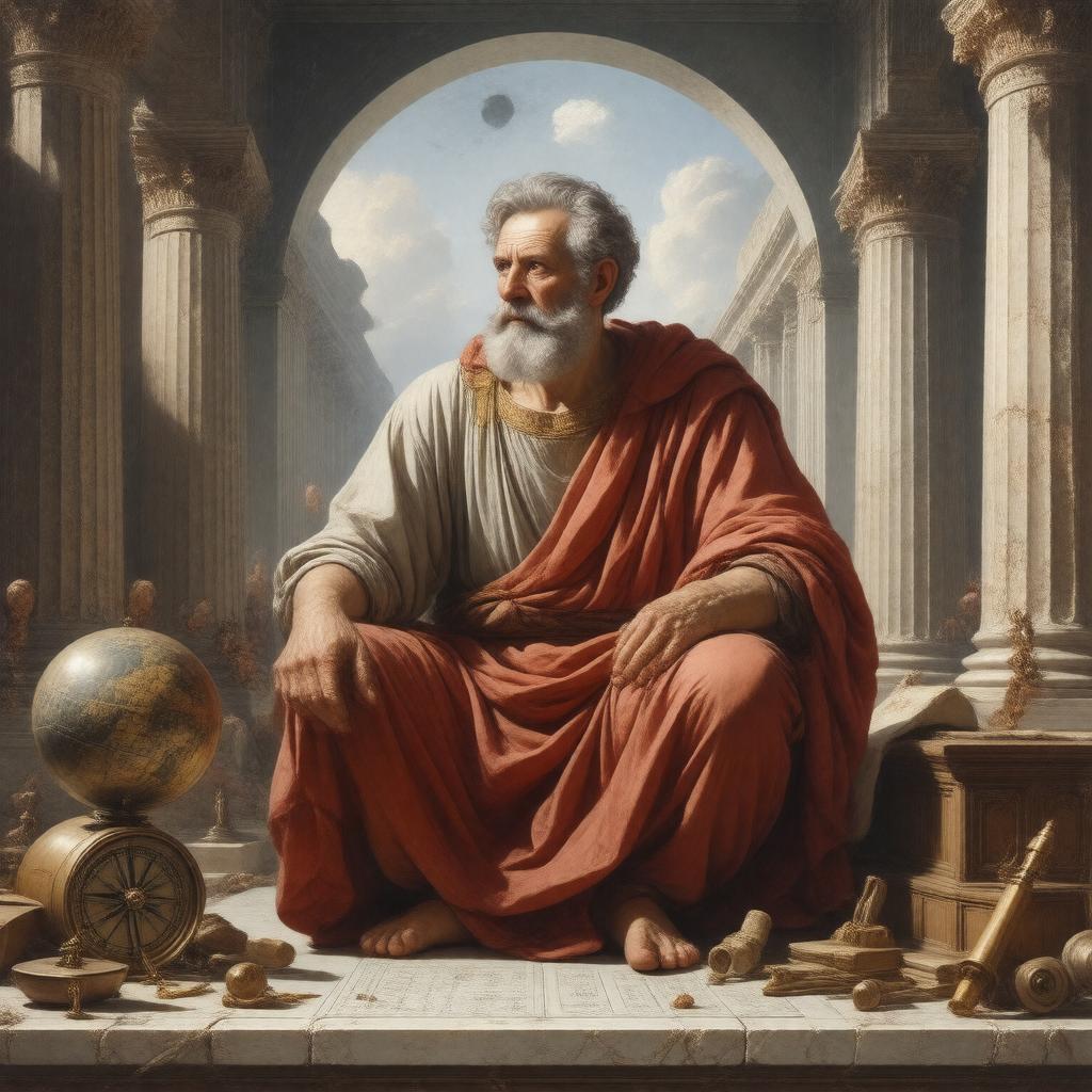 AI-created image of Archimedes