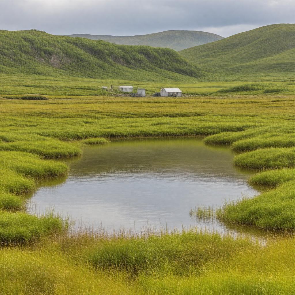 Click to view larger image AI-created image of Arctic LTER