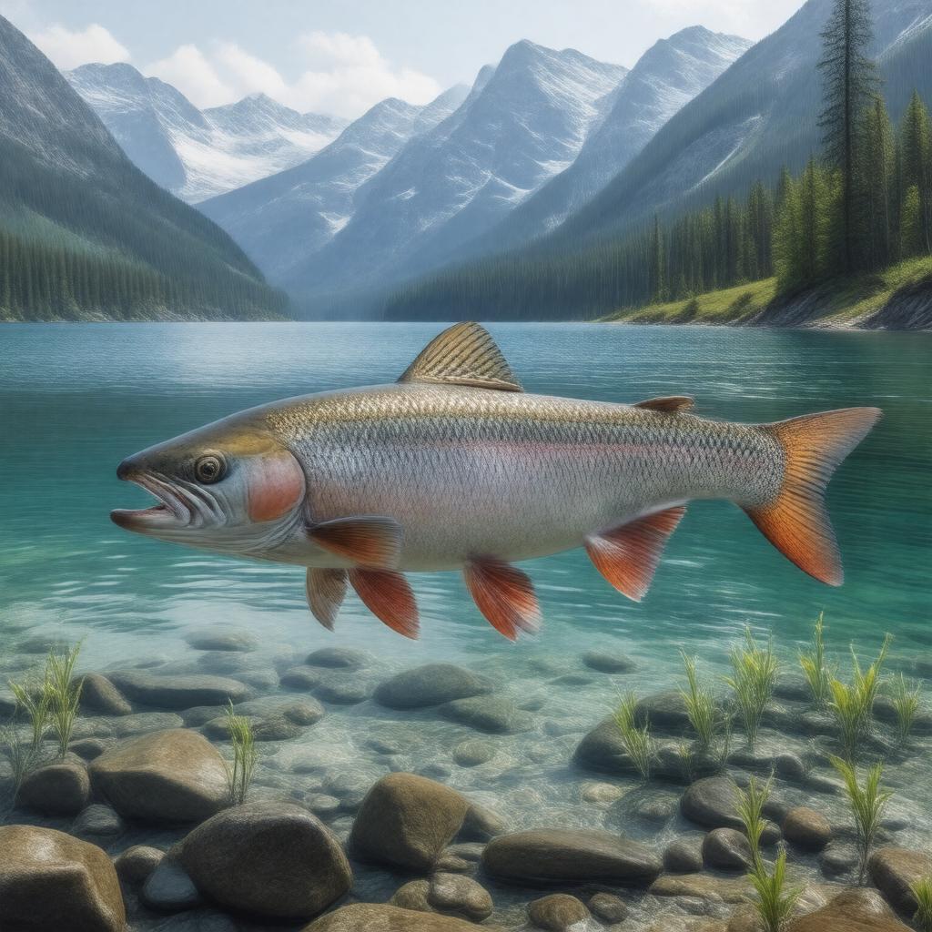 AI-created image of Arctic char
