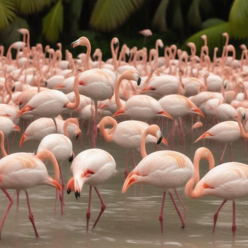 Click to view larger image AI-created image of Ardastra Gardens, Zoo and Conservation Centre