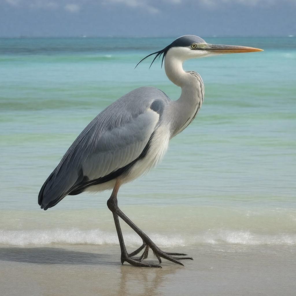 AI-created image of Ardea herodias cognata