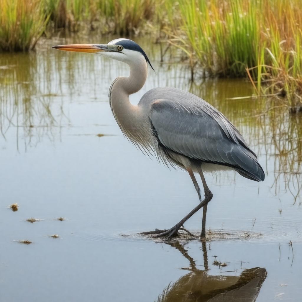AI-created image of Ardea herodias herodias