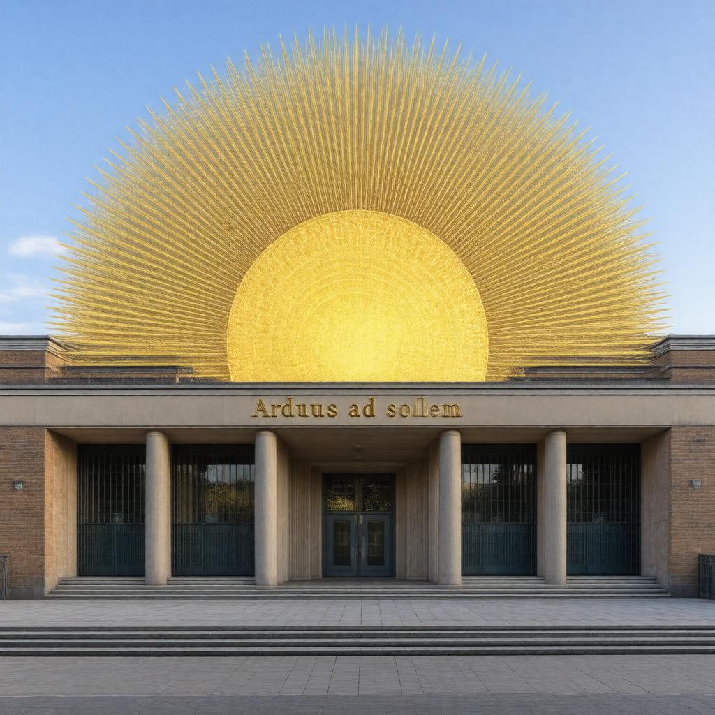 AI-created image of Arduus ad solem