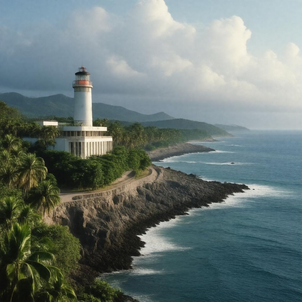 AI-created image of Arecibo, Puerto Rico