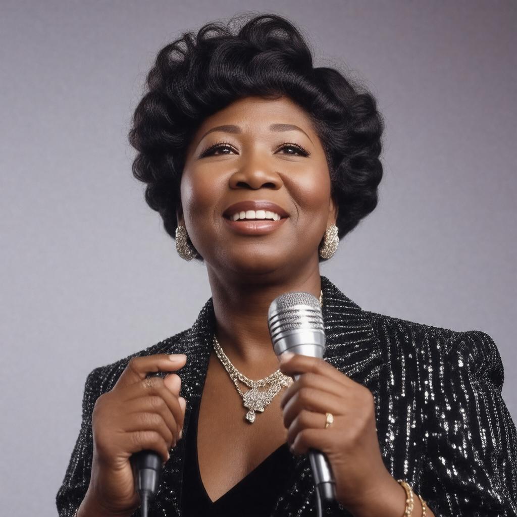 AI-created image of Aretha Franklin