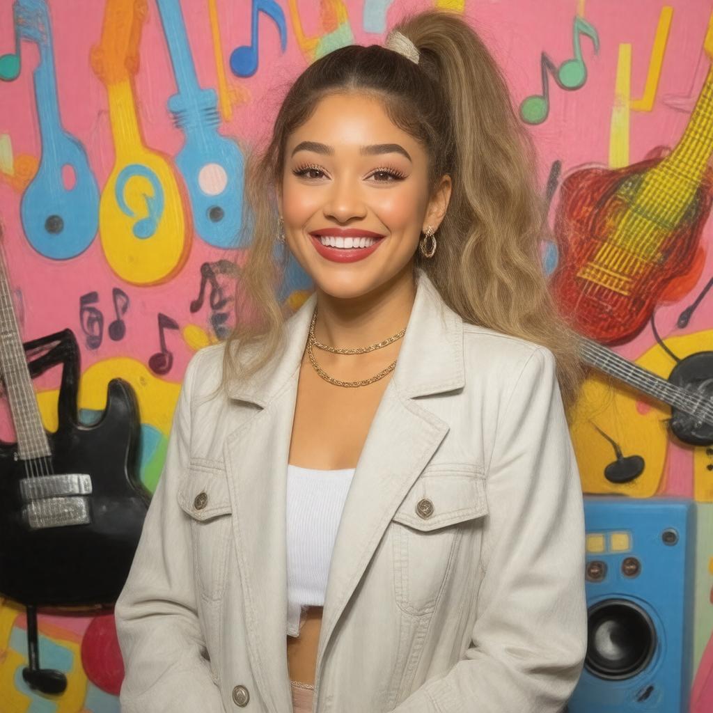 AI-created image of Ariana Grande