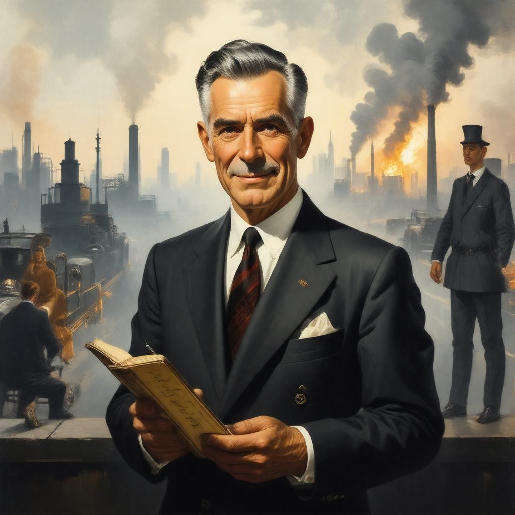 Click to view larger image AI-created image of Arie Jan Haagen-Smit