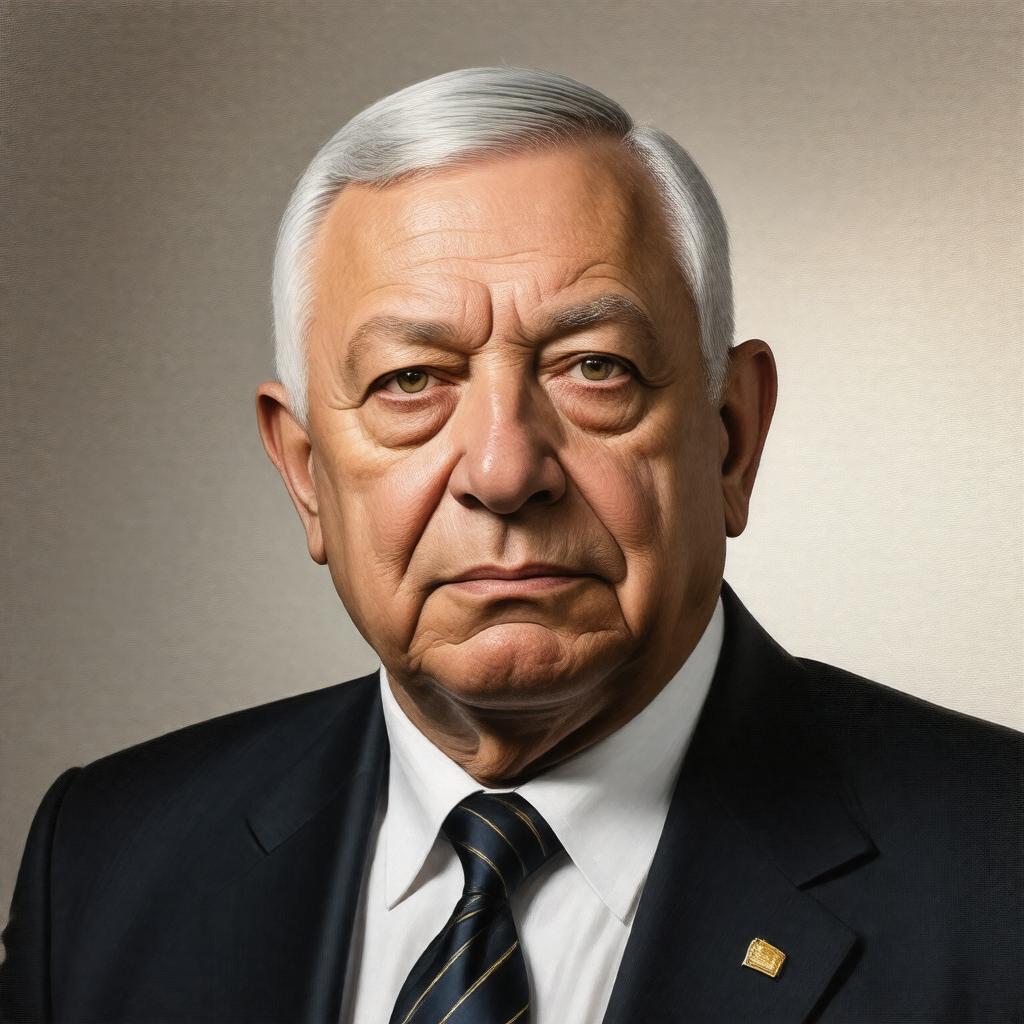 AI-created image of Ariel Sharon