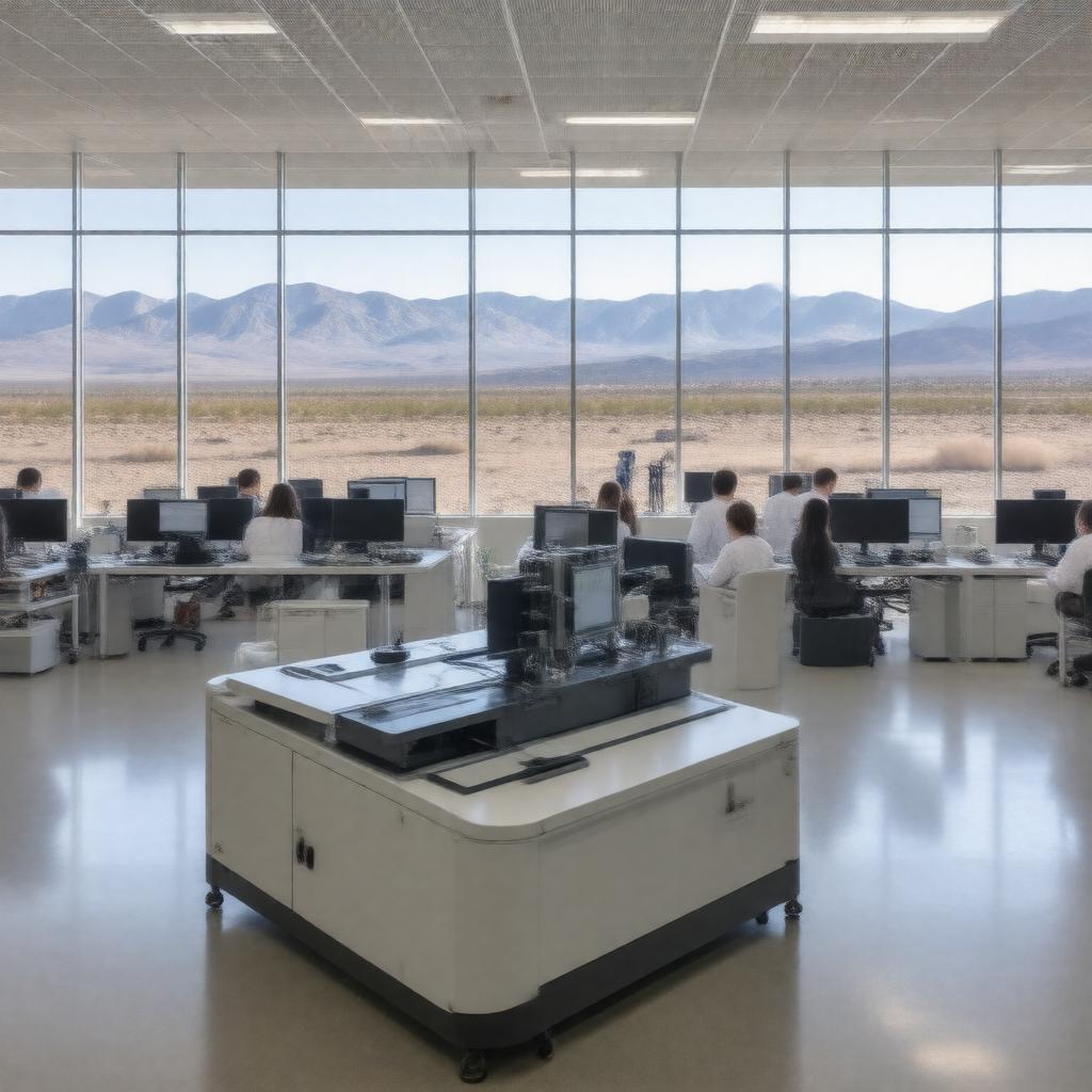 Click to view larger image AI-created image of Arizona Genomics Institute