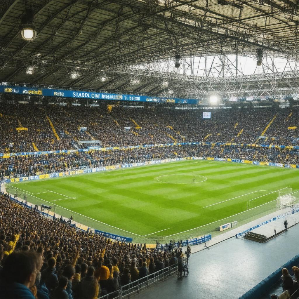 AI-created image of Arka Gdynia