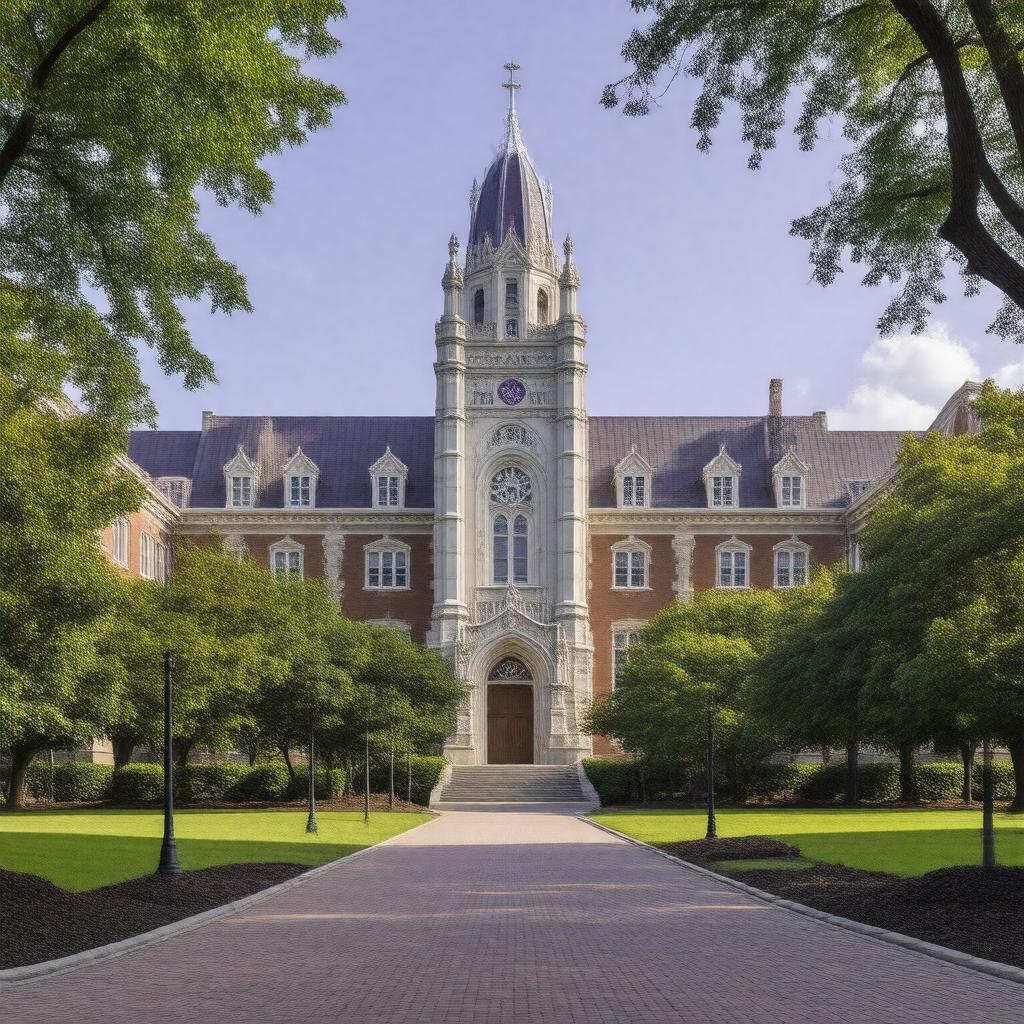 AI-created image of Arkansas Baptist College