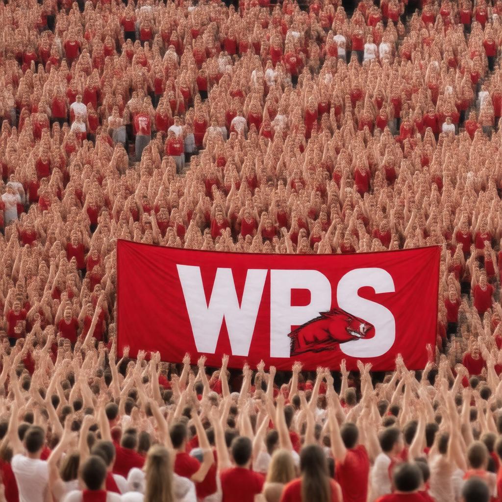 AI-created image of Arkansas Fight