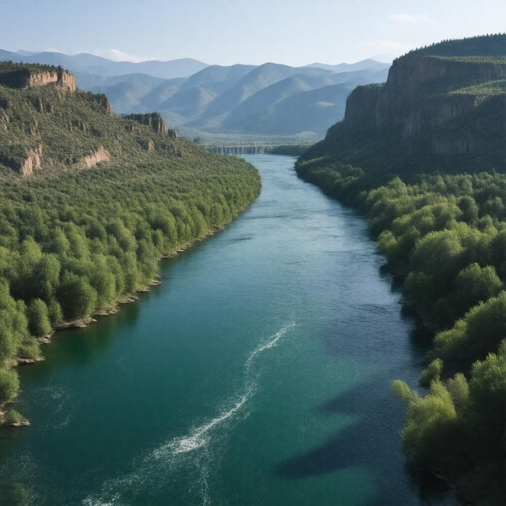 AI-created image of Arkansas River