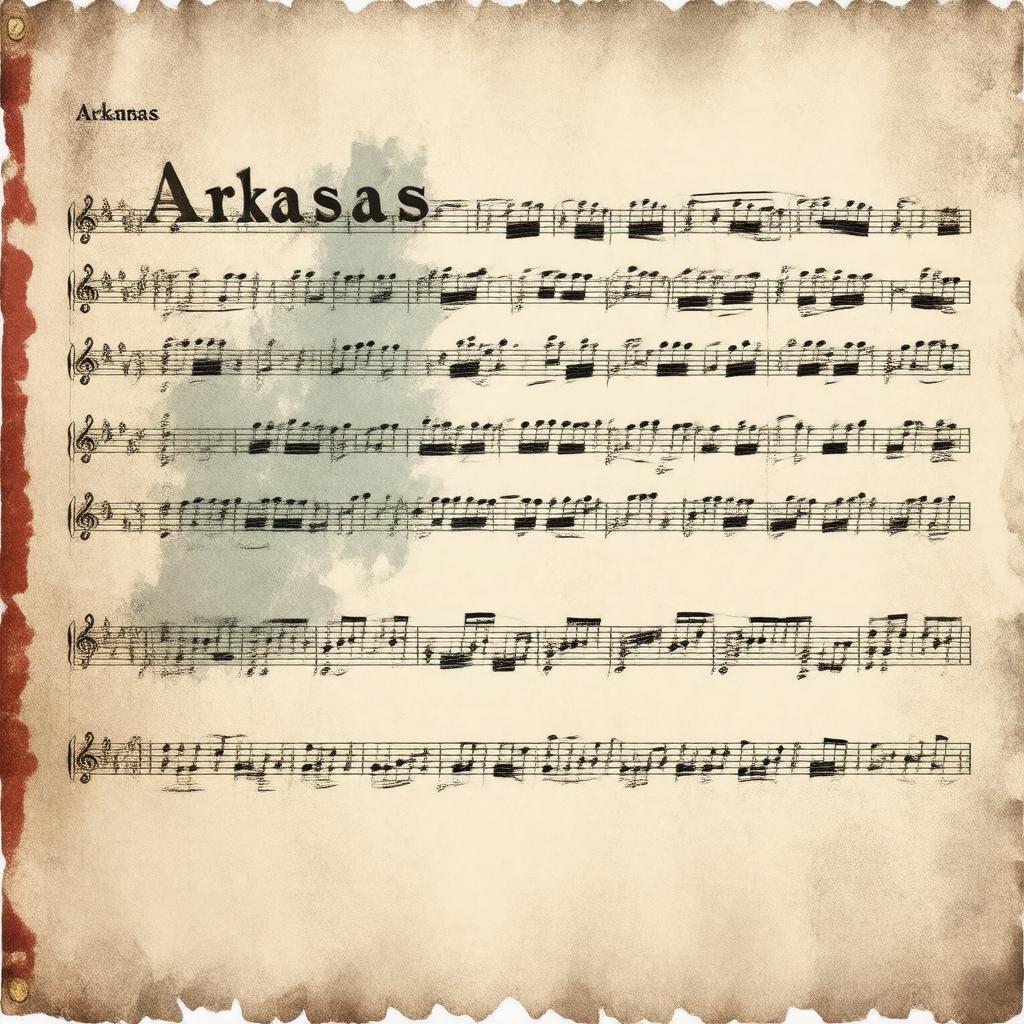 AI-created image of Arkansas (state song)