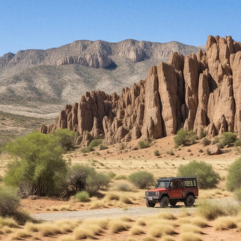 AI-created image of Arkaroola Wilderness Sanctuary