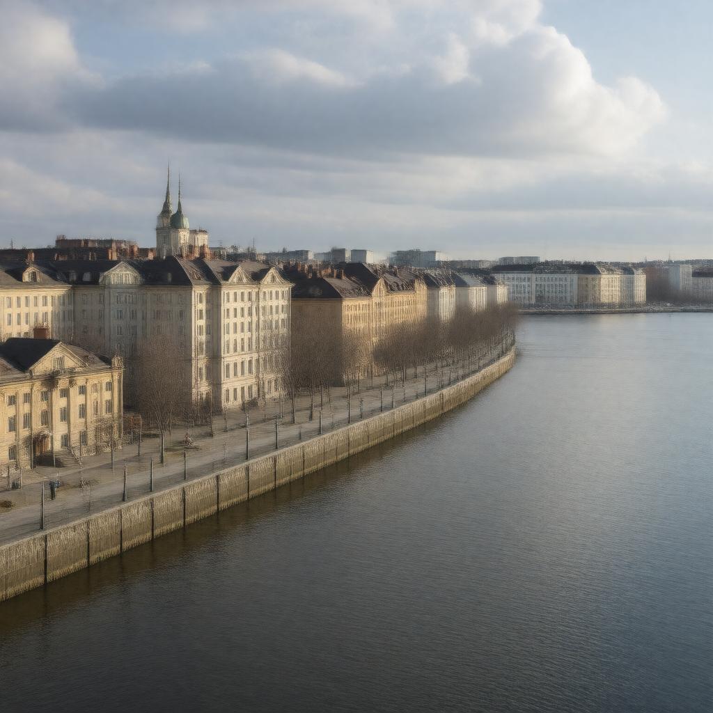 AI-created image of Arkhangelsk