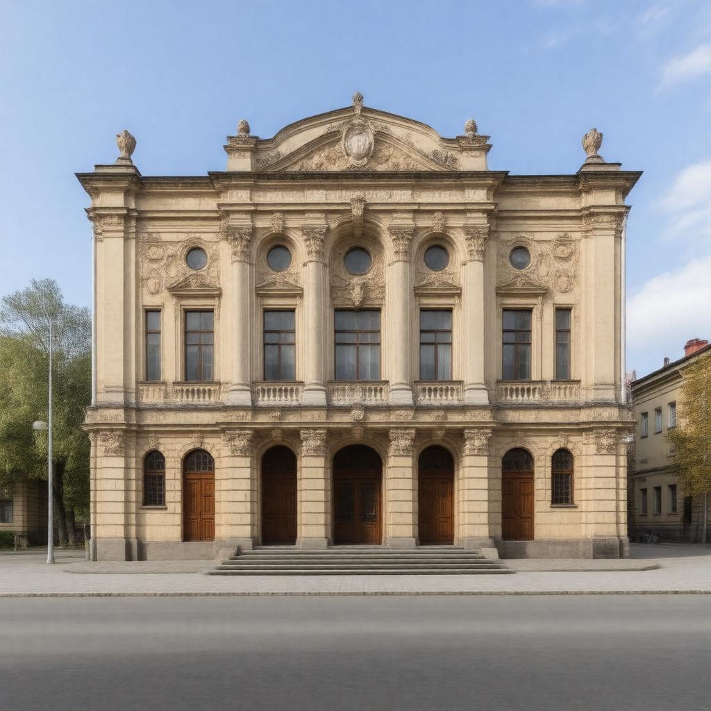 AI-created image of Arkhangelsk Drama Theatre