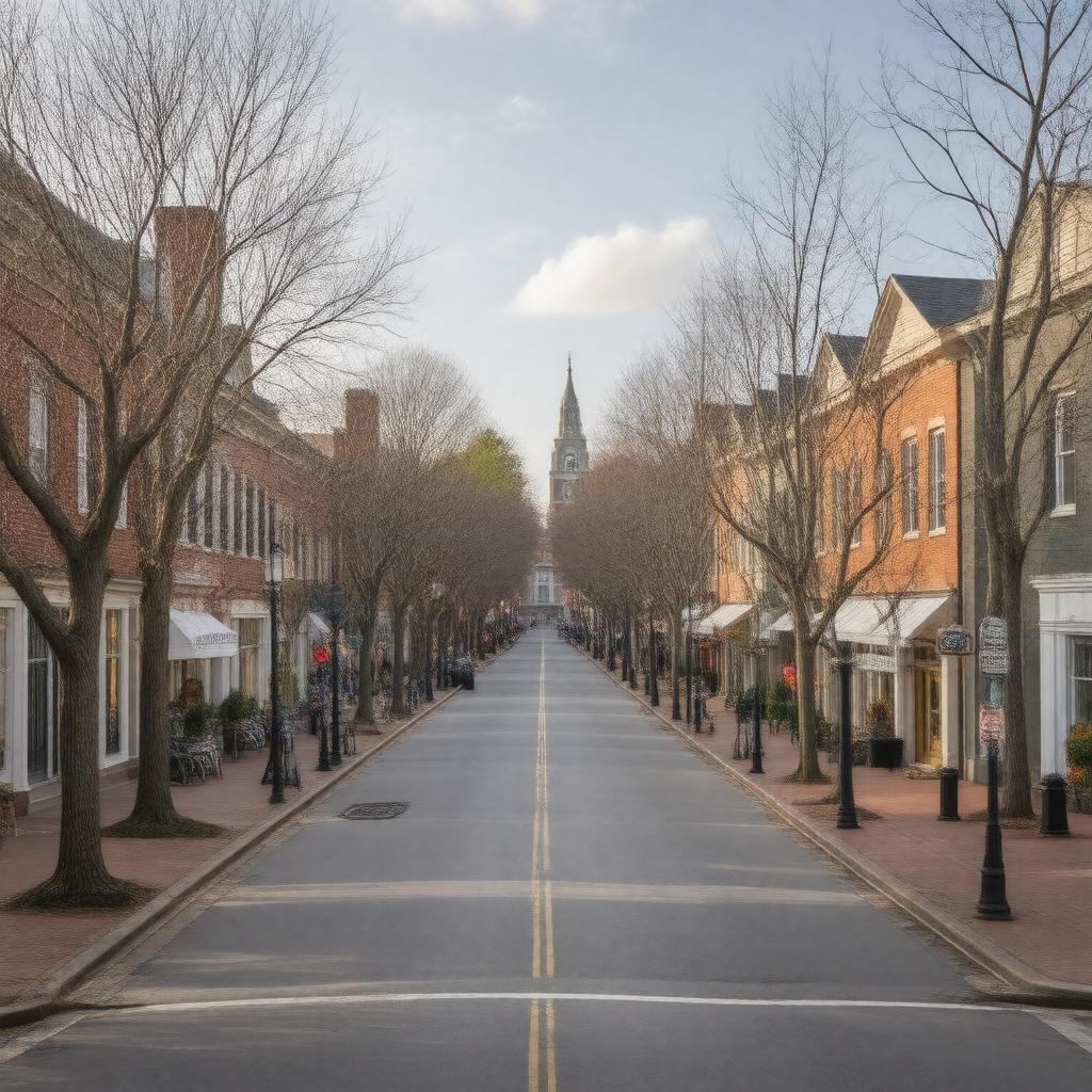 AI-created image of Arlington Center