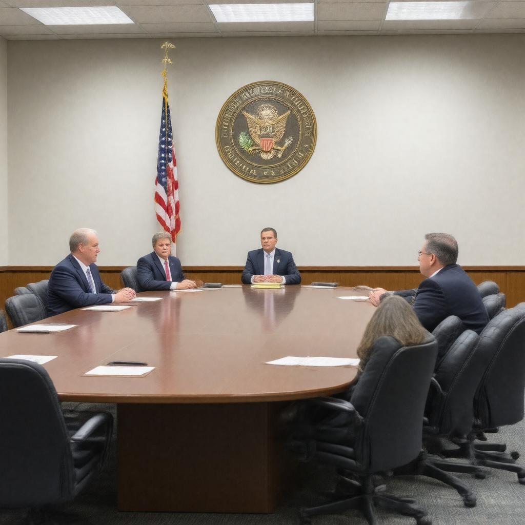 Click to view larger image AI-created image of Arlington County Board
