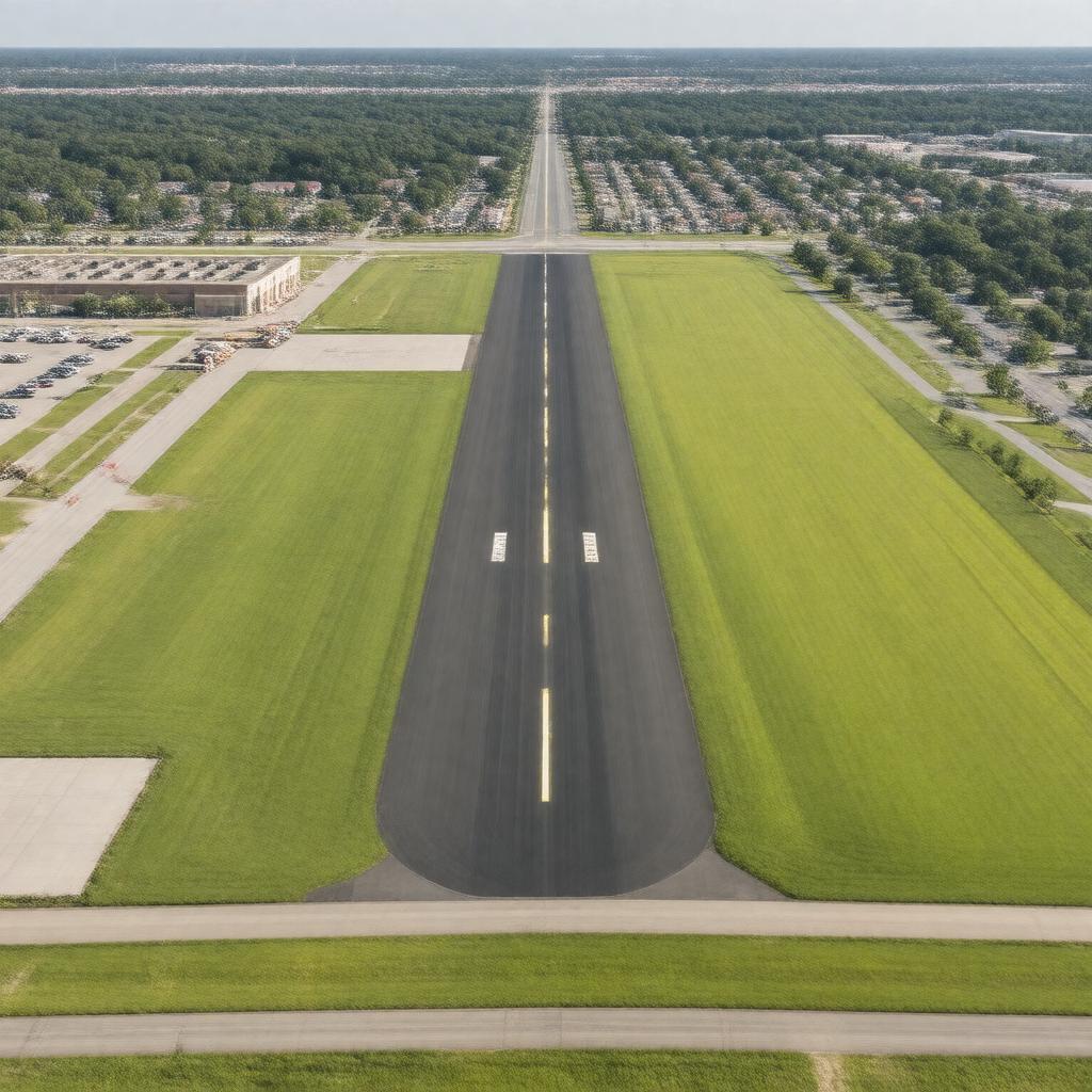 AI-created image of Arlington Municipal Airport