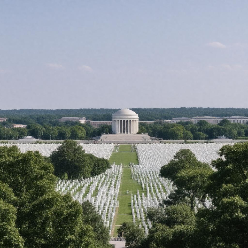 AI-created image of Arlington, Virginia, United States